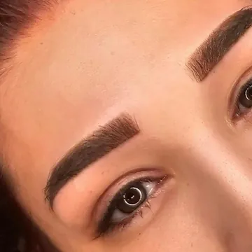 PMU brows by Tanya: soft, defined brows in a natural dark brown